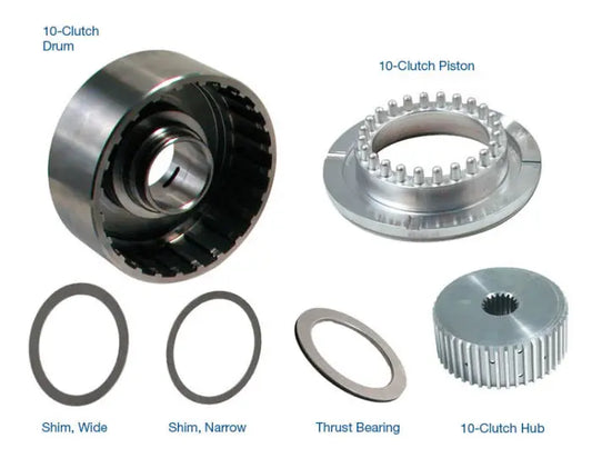 Suncoast 10-Clutch Drum, Hub & Piston Kit with Bearing