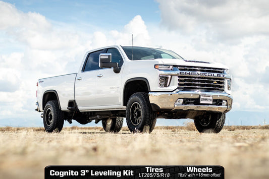 3-Inch Standard Leveling Kit for 2020-2024 Silverado/Sierra 2500/3500 2WD/4WD Cognito