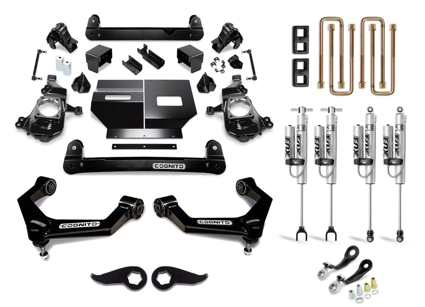 5-Inch Performance Lift Kit With Fox Psrr 2.0 Shocks For 2020-2024 Silverado/Sierra 2500/3500 2WD/4WD Cognito Cognito Motorsports