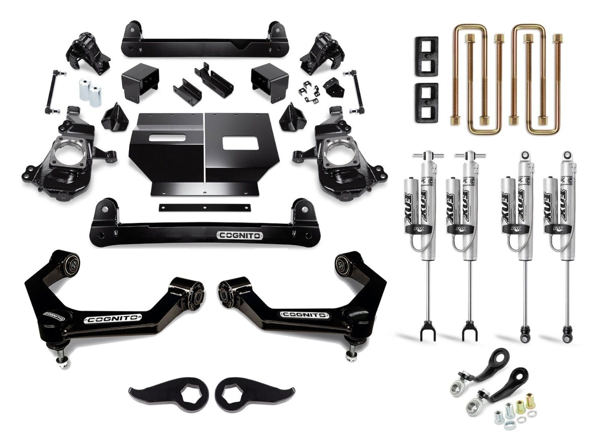 5-Inch Performance Lift Kit With Fox Psrr 2.0 Shocks For 2020-2024 Silverado/Sierra 2500/3500 2WD/4WD Cognito Cognito Motorsports