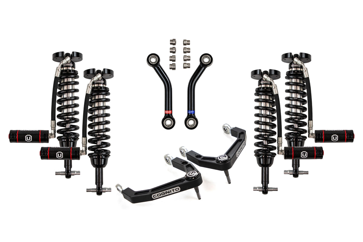 Cognito 2021-2026 Chevrolet Tahoe & Suburban/2021-2026 GMC Yukon & Yukon XL, 2.5-3.25 Inch Lift, Billet UCA, w/ Cognito RR Coilovers Cognito Motorsports