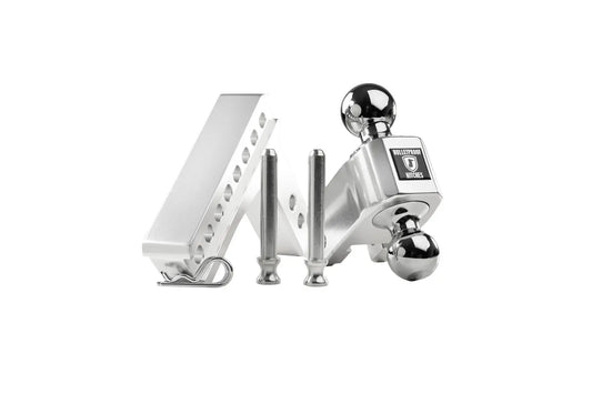 2.0 inch Aluminum Medium Duty 4 inch Drop/Rise Hitch BulletProof Hitch