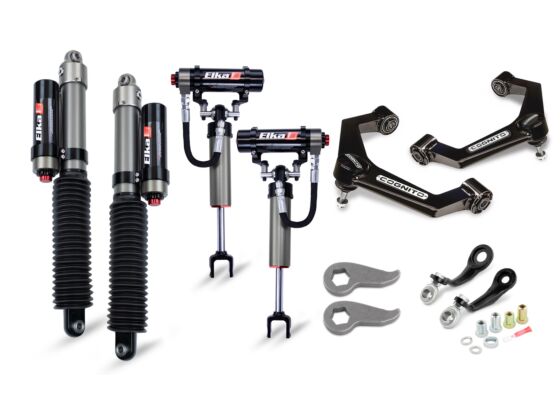 3-Inch Elite Leveling Kit with Elka 2.5 Reservoir shocks for 2020-2024 Silverado/Sierra 2500/3500 2WD/4WD Trucks Cognito Cognito Motorsports