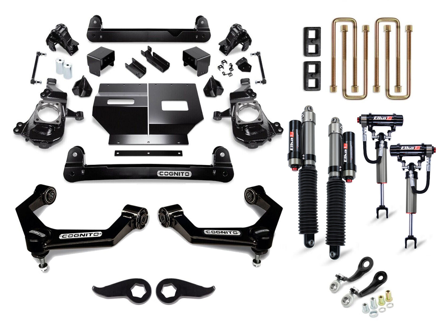 5-Inch Elite Lift Kit With Elka 2.5 Reservoir Shocks For 2020-2024 Silverado/Sierra 2500/3500 2WD/4WD Cognito Cognito Motorsports