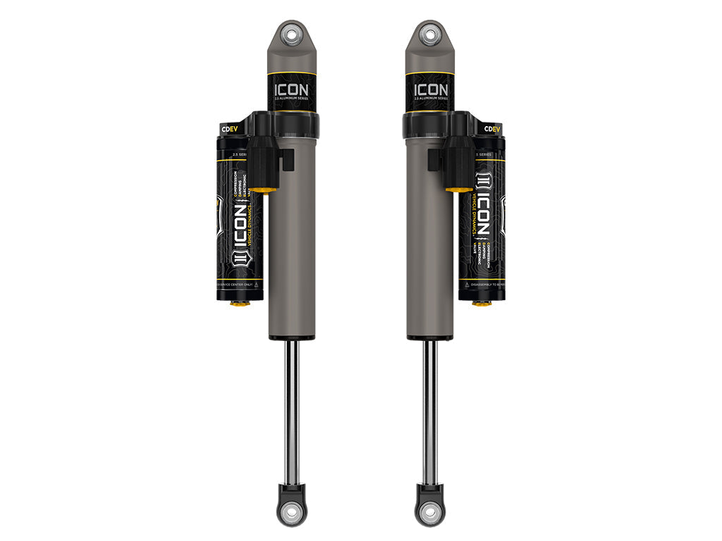 2017-2025 Ford F-250/F-350 Super Duty 4WD 0-3 Inch Lift Rear V.S 2.5 Aluminum Series Shocks Piggyback Reservoir W/ CDEV Pair Icon Vehicle Dynamics Icon Vehicle Dynamics