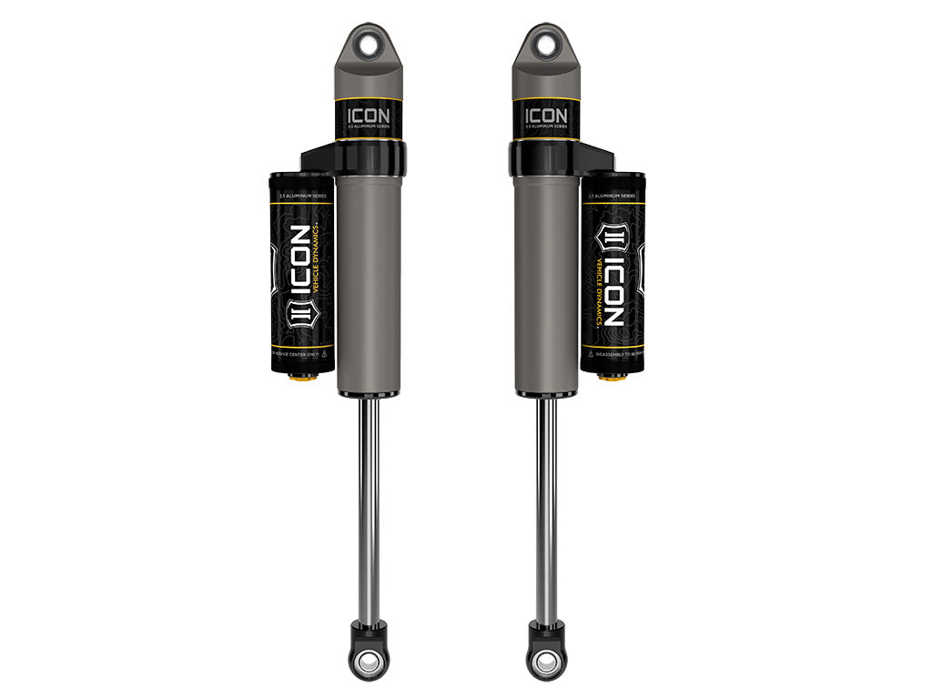 1999-2004 Ford F-250/F-350 Super Duty 4WD 3-6 Inch Lift Front V.S. 2.5 Aluminum Series Shock Absorbers Piggyback Reservoir Pair Icon Vehicle Dynamics Icon Vehicle Dynamics