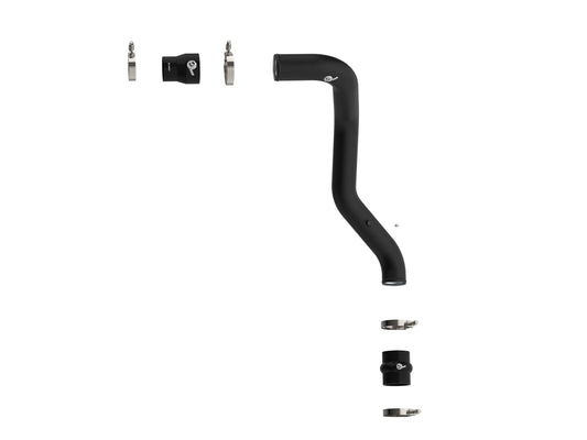 BladeRunner 3 Inch Aluminum Hot Charge Pipe Black GM Diesel Trucks 04.5-10 V8-6.6L (td) Lly/Lbz/Lmm aFe Power