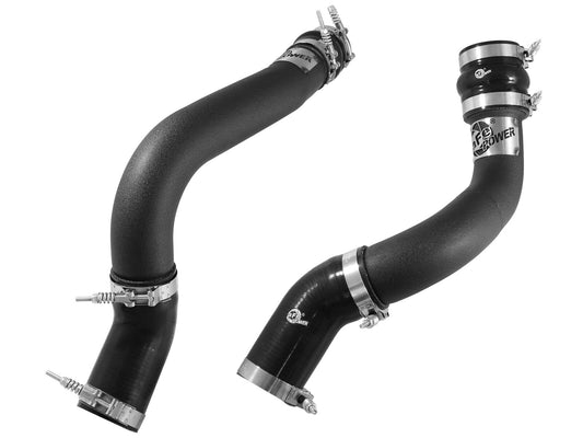 BladeRunner 3 Inch Aluminum Hot and Cold Charge Pipe Kit Black Dodge Ram Diesel Trucks 13-18 L6-6.7L (td) aFe Power