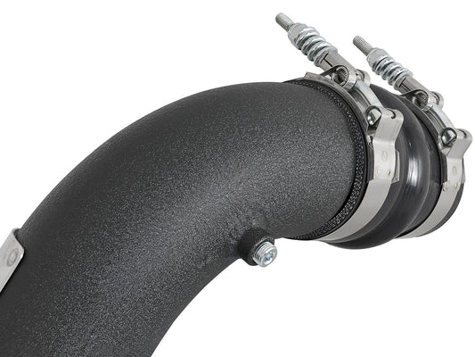 BladeRunner 3 Inch Aluminum Hot Charge Pipe Black GM Diesel Trucks 17-19 V8-6.6L (td) L5P aFe Power