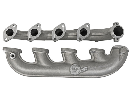 BladeRunner Ported Ductile Iron Exhaust Manifold Ford Diesel Trucks 03-07 V8-6.0L (td) aFe Power