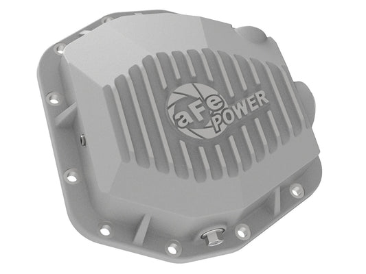 Street Series Rear Differential Cover Raw w/ Machined Fins Ford Bronco 21-23 L4-2.3L (t)/V6-2.7L (t) (Dana M220) aFe Power