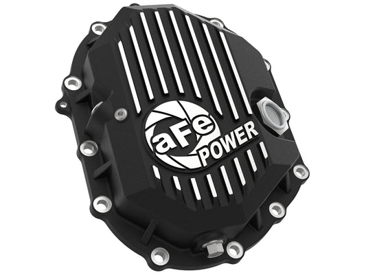 Front & Rear Diff Guard Package w/ Oil GM Diesel Trucks 20-26 V8-6.6L (td) L5P aFe Power