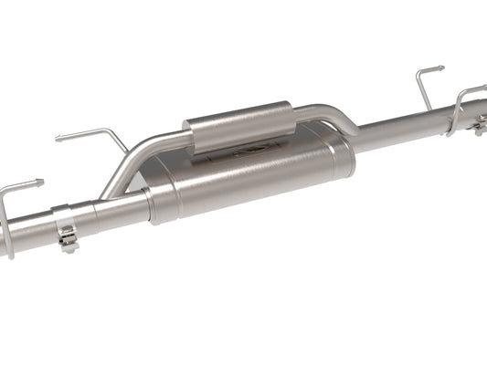 Vulcan Series 2-1/2 Inch to 3 Inch Stainless Steel Cat-Back Exhaust w/Black Tip Toyota Tacoma 24-26 L4-2.4L (t) Slant Cut aFe Power