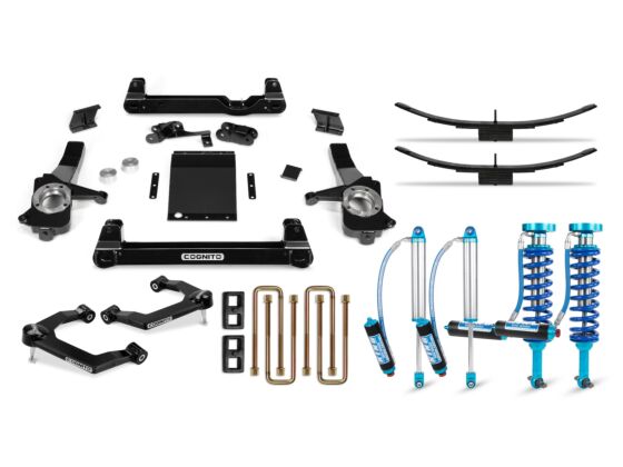 6-Inch Elite Lift Kit with King 2.5 Remote Reservoir Shocks For 2019-2024 Silverado/Sierra 1500 2WD/4WD Including AT4 and Trail Boss Cognito Cognito Motorsports