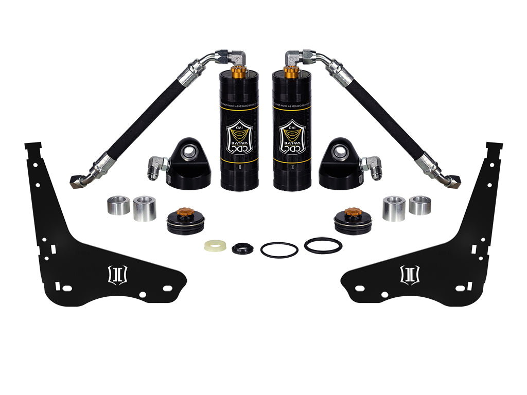 2007-2021 Toyota Tundra/2008-2022 Toyota Sequoia Coilover Reservoir W/ CDCV Upgrade Kit With Seals Pair Icon Vehicle Dynamics Icon Vehicle Dynamics