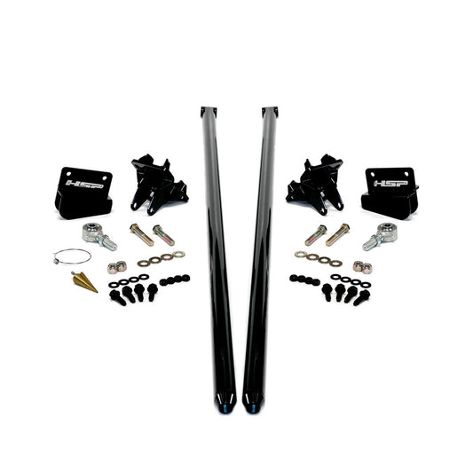2011-2019 Chevrolet / GMC 70 inch Bolt On Traction Bars 4 inch Axle Diameter Ink Black