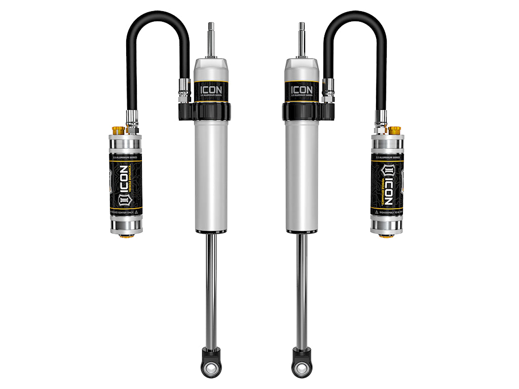 2005-2023 Toyota Tacoma 0-1.5 Inch Lift Rear 2.5 Vs Remote Reservoir W/ CDCV Shocks Pair Icon Vehicle Dynamics Icon Vehicle Dynamics