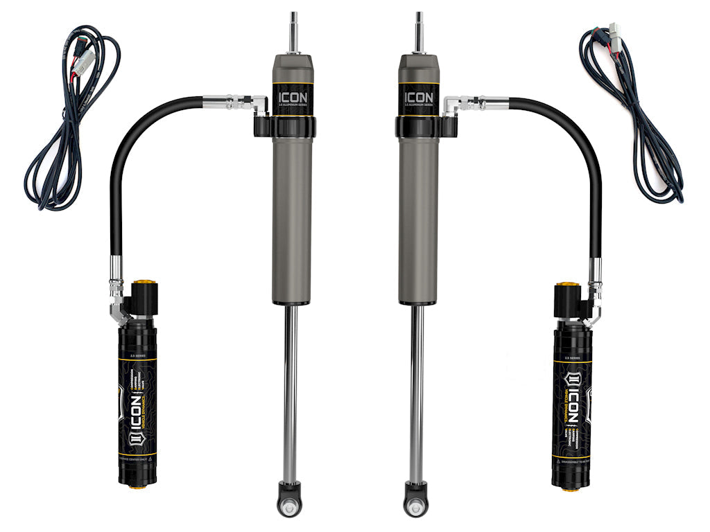 2010-2024 Toyota 4Runner 1-3 Inch Lift Rear V.S. 2.5 Aluminum Series Shocks Remote Reservoir W/ CDEV Pair Icon Vehicle Dynamics Icon Vehicle Dynamics