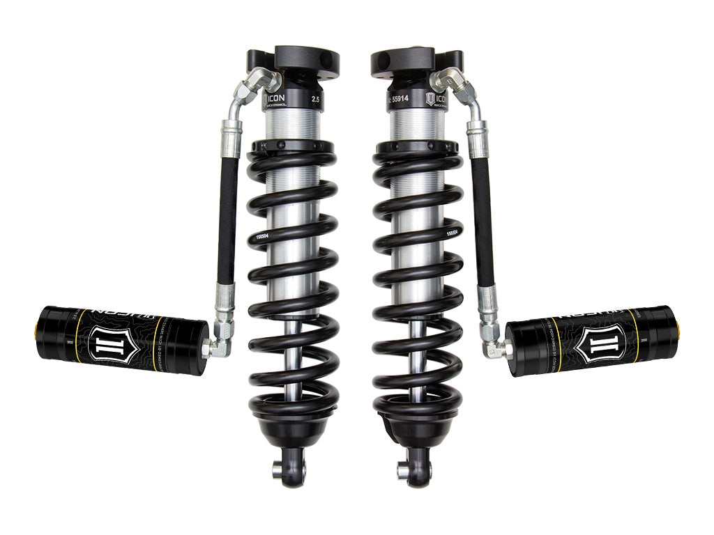 1996-2004 Toyota Tacoma 0-3 Inch Lift Front V.S. 2.5 Series Coilover Kit Extended Travel Remote Reservoir Icon Vehicle Dynamics Icon Vehicle Dynamics