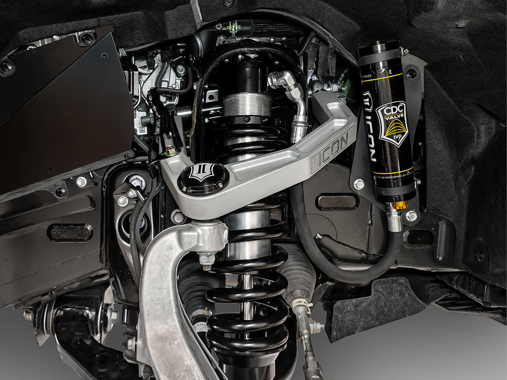 2022-2025 Toyota Tundra 1.25-3.25 Inch Lift 2023-2025 Sequoia 3-4.25 Inch Lift V.S. 3.0 Series Front Coilover Kit Remote Reservoir W CDCV Pair Icon Vehicle Dynamics Icon Vehicle Dynamics