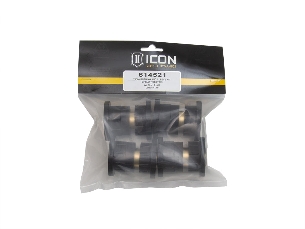 78500 Bushing And Sleeve Kit Icon Vehicle Dynamics Icon Vehicle Dynamics