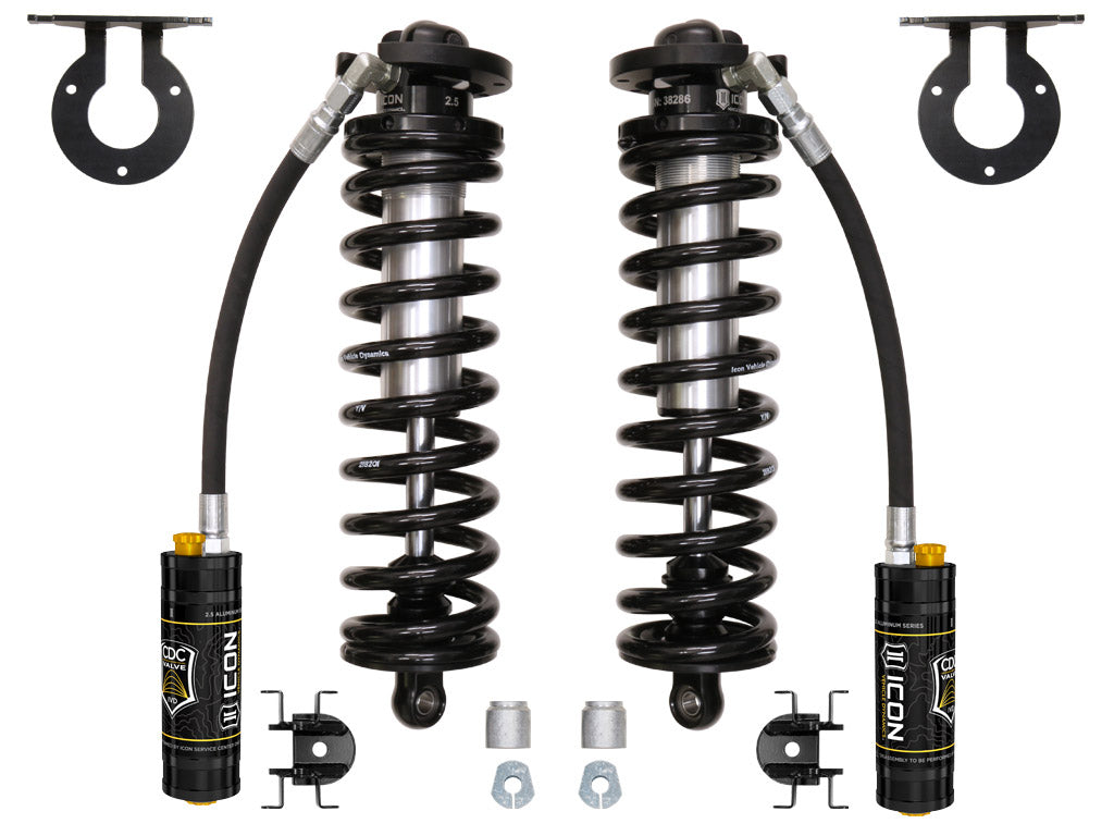 2005-2023 Ford F-250/F-350 Super Duty 4WD 2.5-3 Inch Lift V.S. 2.5 Series Coilover Conversion Kit Remote Reservoir W/ CDCV W/ Caster Cams Icon Vehicle Dynamics Icon Vehicle Dynamics