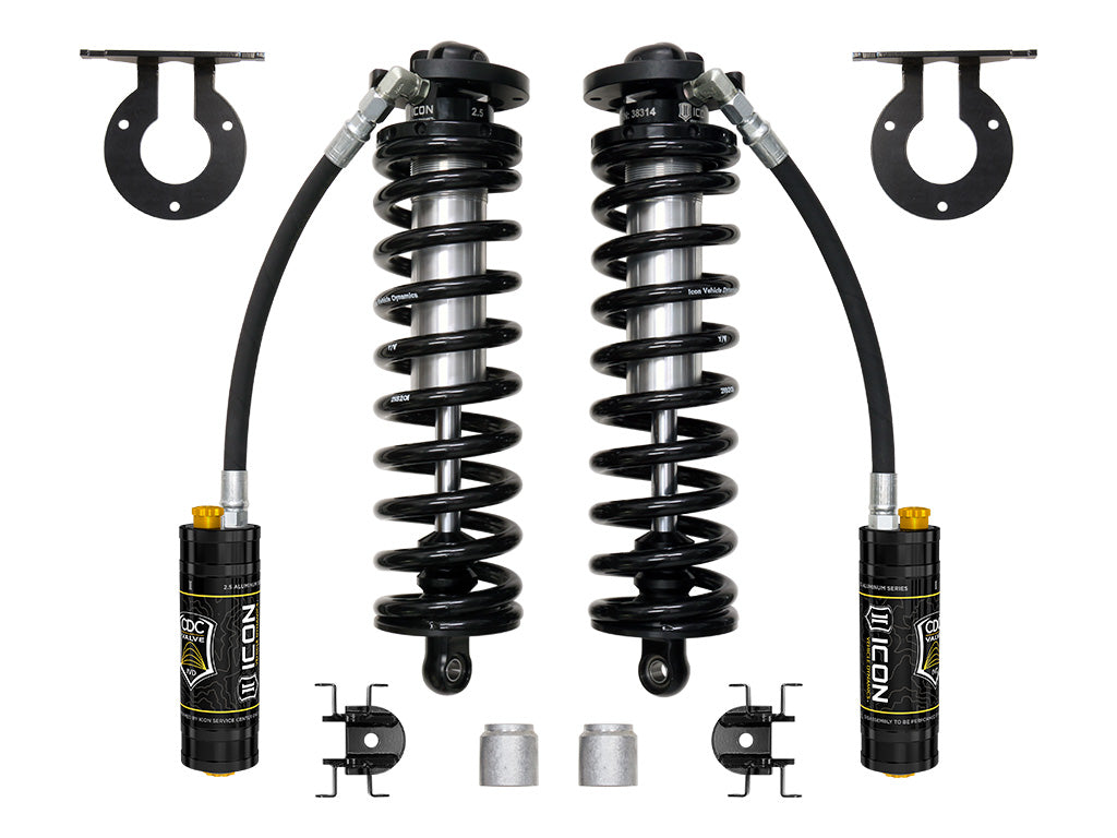 2023-2025 Ford F-250/F-350 Super Duty 4WD 2.5-3 Inch Lift V.S. 2.5 Series Coilover Conversion Kit Remote Reservoir W/ CDCV Icon Vehicle Dynamics Icon Vehicle Dynamics
