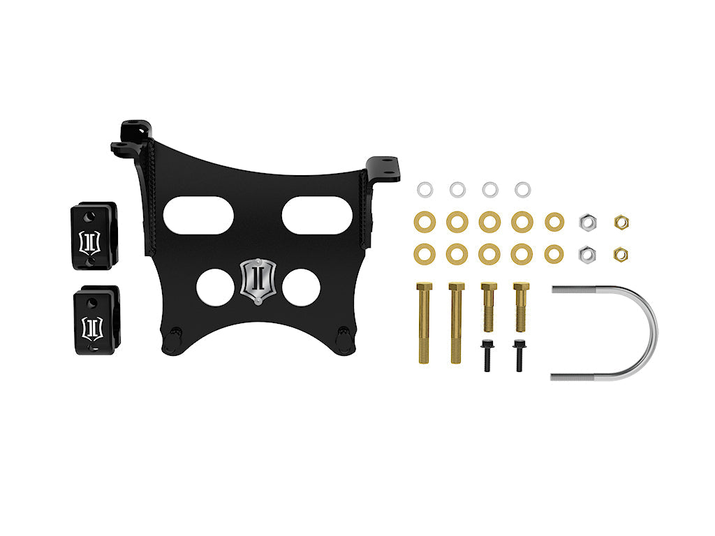 2023-2025 Ford F-250/F-350 Super Duty Dual Steering Stabilizer Bracket Kit Icon Vehicle Dynamics Icon Vehicle Dynamics