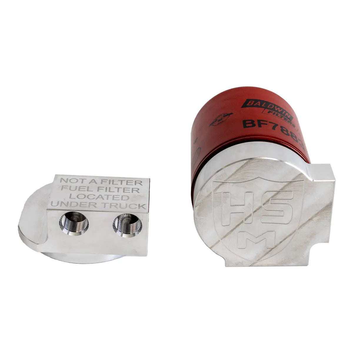 H&S Motorsports - 2011-2016 Ford 6.7L Power Stroke Upper Fuel Filter Relocation Kit at Tameless Performance