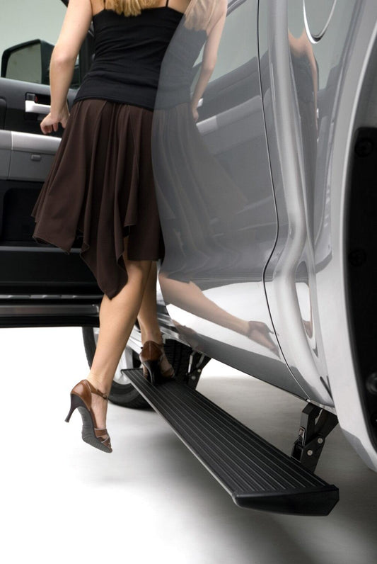 PowerStep Electric Running Boards For 2007-2021 Toyota Tundra Double/Crew Cab 2008-2017 Toyota Sequoia AMP Research