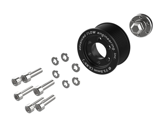 Supercharger Power Pulley Kit w/ Hub 2.85 Inch Dodge Charger/Challenger Hellcat 15-23 V8-6.2L (sc) aFe Power