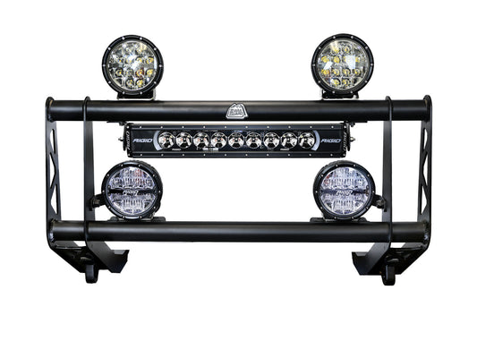 Terra Guard Bull Bar w/ Rigid Lights Toyota Land Cruiser (J250) 24-26 L4-2.4L (t) aFe Power