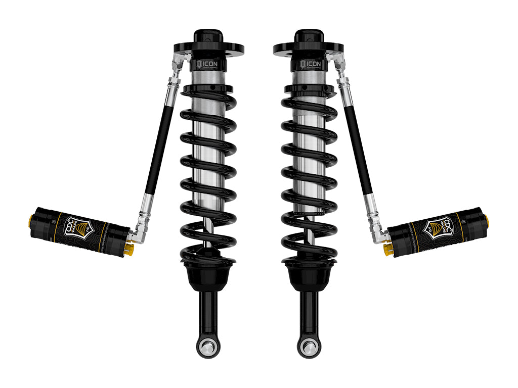 2021-2024 Ford F-150 4WD 2.75-3.5 Inch Lift Front V.S. 2.5 Series Coilovers Remote Reservoir W/ CDCV Pair Icon Vehicle Dynamics Icon Vehicle Dynamics