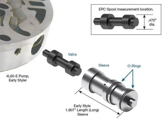 Suncoast Boost Valve Kit - Early Style, .470" Dia., O-ring Style