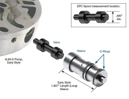 Suncoast Boost Valve Kit - Early Style, .490" Dia., O-ring Style