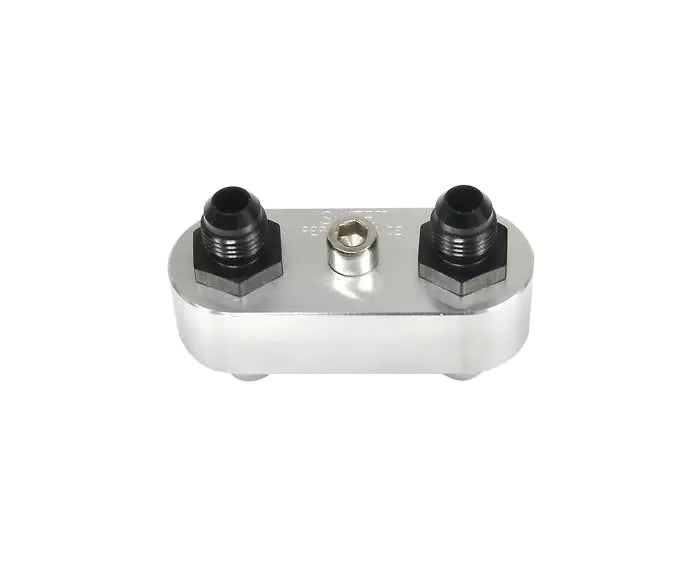Case Cooler Line Manifold Adapter w/ Two -6 AN Fittings