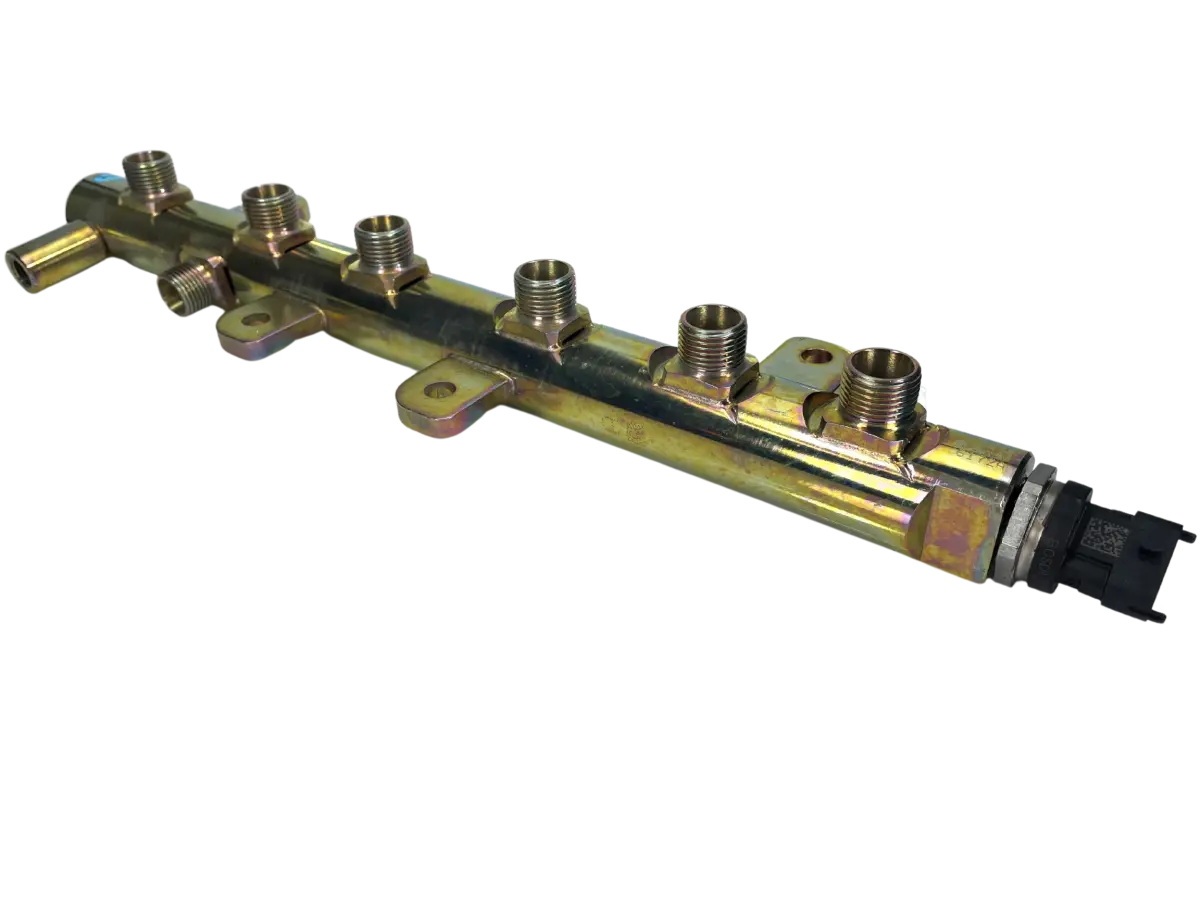 Exergy Performance Replacement Fuel Rail for 2007.5-2012 Cummins 6.7, complete with sensor and PRV for consistent fuel system performance.