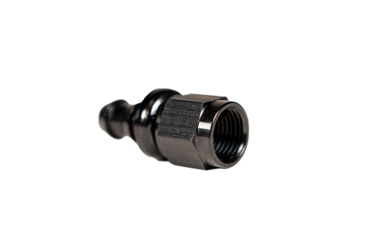 -8 Straight to Hose Barb Black Fleece Performance