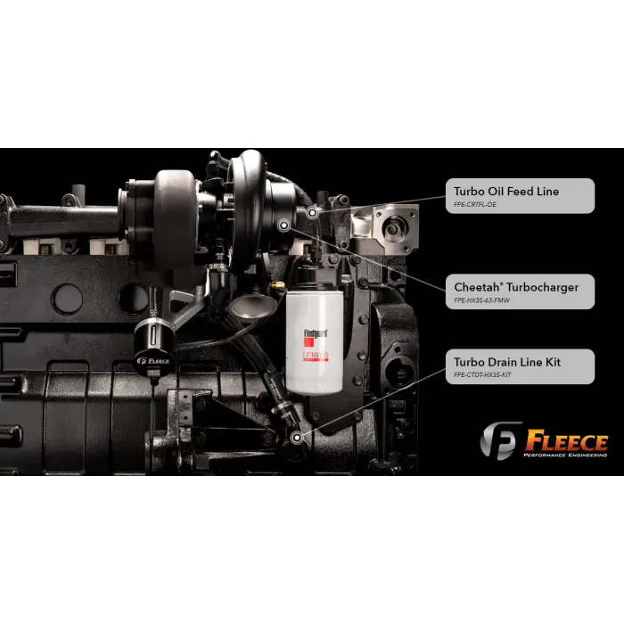 Turbo Drain Tube Kit for 1994-2002 5.9L Cummins - TAMELESS PERFORMANCE