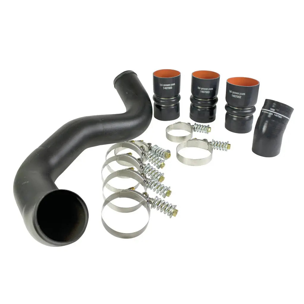 Intercooler Hose & Clamp Kit w/Intake Pipe Ford 6.0L Power Stroke 2003-2007 BD Diesel