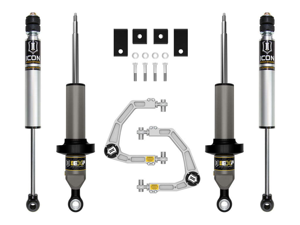 2022-2025 Toyota Tundra 0-3 Inch Lift Stage 2 2.5 Exp Suspension System Billet Icon Vehicle Dynamics Icon Vehicle Dynamics