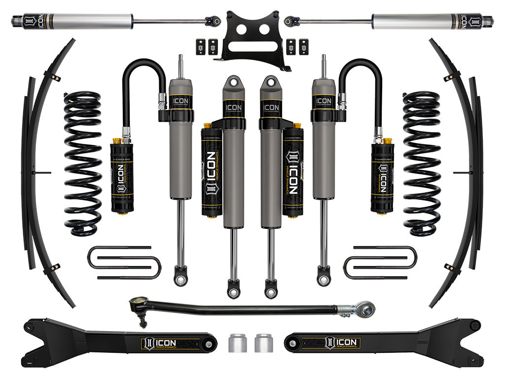 17-19 Ford F250/F350 4WD 2.5 Inch Lift Stage 6 Suspension Sys W/ Leaf Spring Icon Vehicle Dynamics Icon Vehicle Dynamics