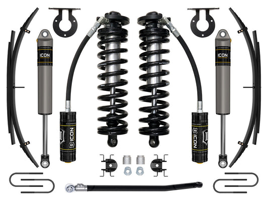 08-10 Ford F250/F350 2.5-3 Inch Lift Coilover System W/ Leaf Springs Icon Vehicle Dynamics