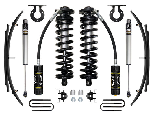 11-16 Ford F250/F350 2.5-3 Inch Lift Coilover System W/ Leaf Springs Icon Vehicle Dynamics