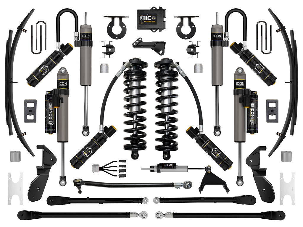 2023-2025 Ford F-250/F-350 Super Duty 4WD 2.5-3 Inch Lift Coilover Conversion System With 4-Link And Expansion Packs Icon Vehicle Dynamics Icon Vehicle Dynamics