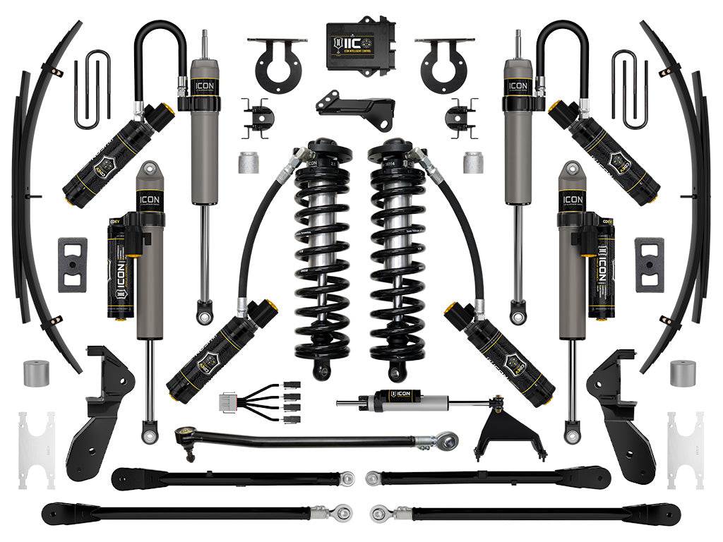 2023-2025 Ford F-250/F-350 Super Duty 4WD 2.5-3 Inch Lift Coilover Conversion System With 4-Link And Expansion Packs Icon Vehicle Dynamics Icon Vehicle Dynamics