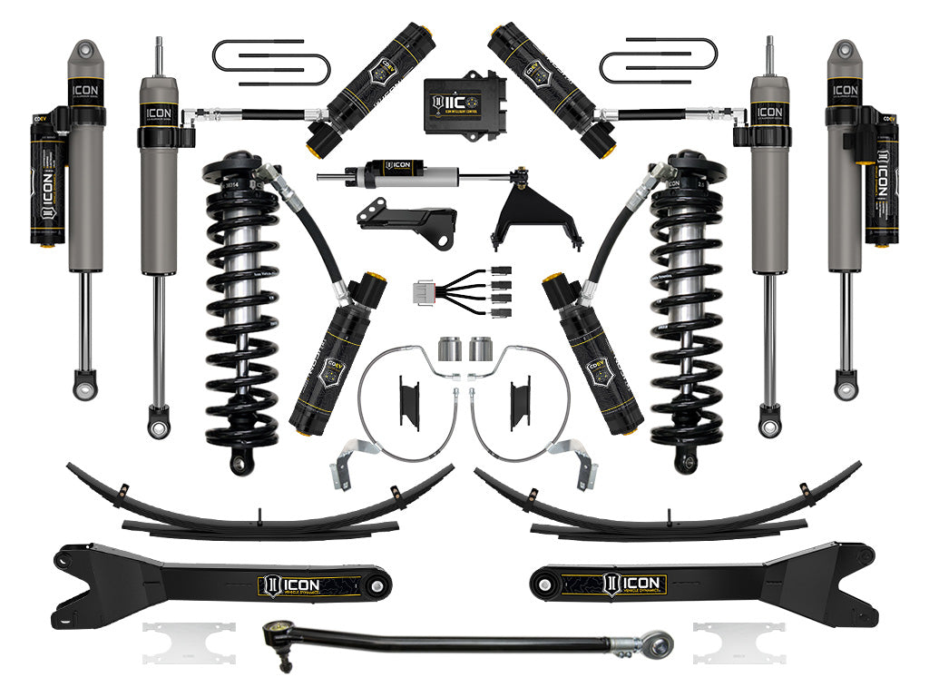 2023-2025 Ford F-250/F-350 Super Duty 4WD 4-5.5 Inch Lift Coilover Conversion System W/ Radius Arms Icon Vehicle Dynamics Icon Vehicle Dynamics