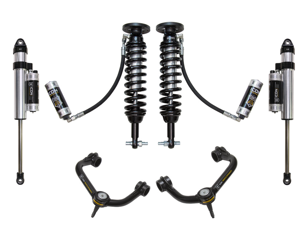 2014 Ford F150 2WD 1.75-2.63 Inch Suspension System W Billet UCA Icon Vehicle Dynamics Icon Vehicle Dynamics