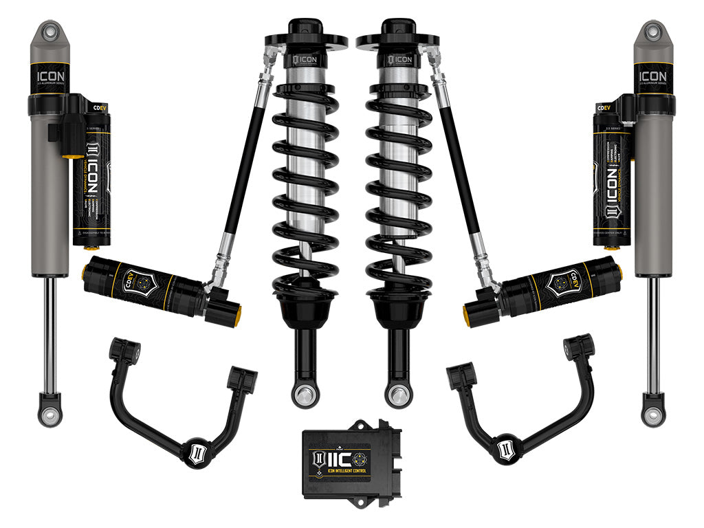 2021-2024 Ford F-150 4WD 2.75-3.5 Inch Lift Suspension System Billet Icon Vehicle Dynamics Icon Vehicle Dynamics