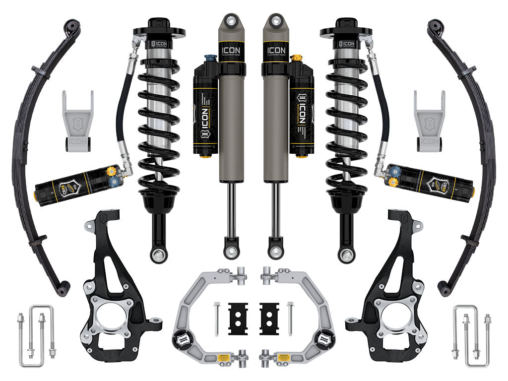 2021-2024 Ford F-150 4WD 3.5-4.5 Inch Lift Suspension System Tubular Icon Vehicle Dynamics Icon Vehicle Dynamics